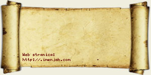 Negovanka Kaloper vizit kartica